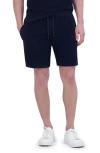 Goodlife Cotton Terry Cloth Shorts In Midnight