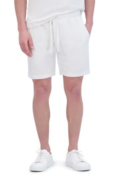 Goodlife Cotton Terry Cloth Shorts In White