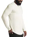 Goodlife Slim Fit Heathered Long Sleeve Tee In Seed