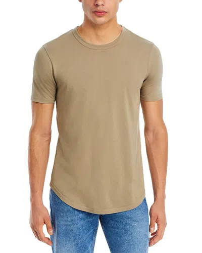 Goodlife Supima Scallop Short Sleeve Crewneck Tee In Timber