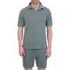 Goodlife Terry Cloth Polo In Laurel
