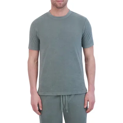 Goodlife Terry Cloth Split Hem T-shirt In Laurel
