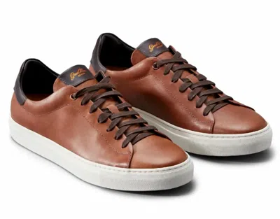Goodman Men's Legend Low Top Sneaker In Dark Vachetta In Brown