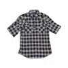 Goodman Men's Point Collar Shirt In Grey In Black