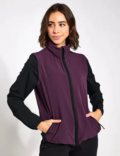 Goodmove Convertible Sports Jacket With Stormwear In Purple