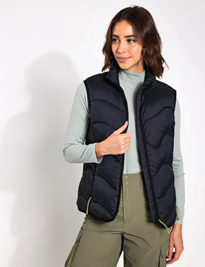 Goodmove Stormwear Quilted Puffer Gilet In Black