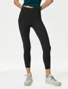 Goodmove Women's Go Move High Waisted 7/8 Gym Leggings In Black