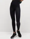 Goodmove Women's Go Move Printed Embossed High Waisted Gym Leggings In Black
