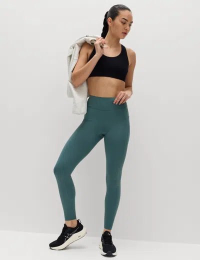 Goodmove Women's Go Train High Waisted Gym Leggings In Green