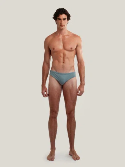 Goodpark Dune Modern Cut Classic Stretch Swim Brief In Gray