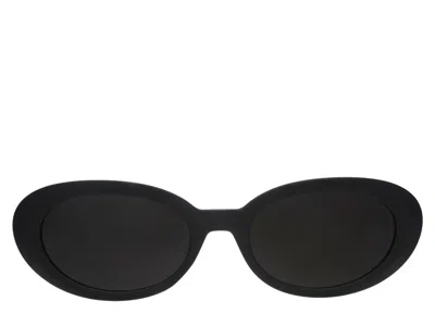 Goodr Always Having A Moment Polarized Oval Sunglasses In Black