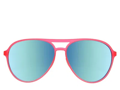 Goodr Carl Is My Co Pilot Polarized Aviator Sunglasses In Pink