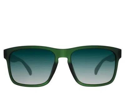Goodr Emerald City Timeshare Square Sunglasses In Green