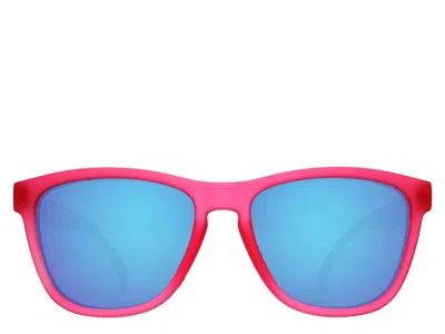 Goodr Flamingos On A Booze Cruise Polarized Sunglasses In Blue