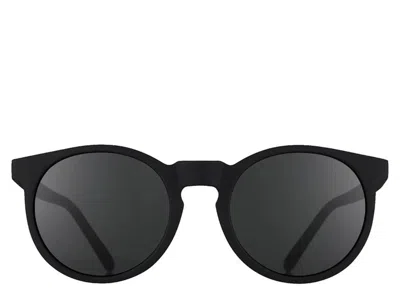 Goodr It's Not It's Obsidian Polarized Round Sunglasses In Black
