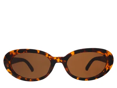 Goodr Karaoke Machine Solo Polarized Oval Sunglasses In Brown