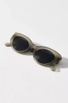 Goodr Polarized Cat-eye Matte Sunglasses In Gray