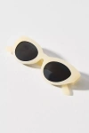 Goodr Polarized Cat-eye Matte Sunglasses In White