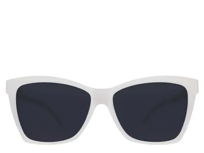 Goodr The Mod One Out Polarized Sunglasses In White
