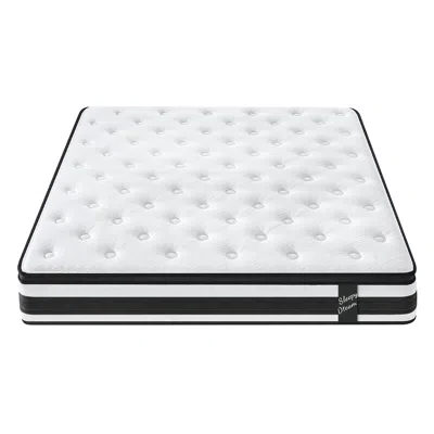 Goodsilo 12 Inch Hybrid Pocket Spring Memory Foam Mattress In White