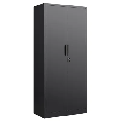 Goodsilo 2-door File Storage Cabinet With Adjustable Shelves