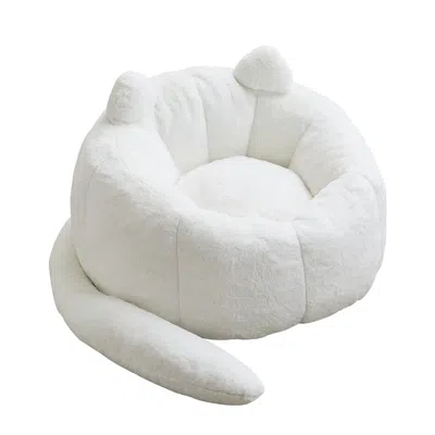 Goodsilo Cat-shaped Adult Bean Bag Sofa Ideal For Various Indoor Spaces