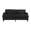 Goodsilo Contemporary Chenille Upholstered Loveseat Sofa
