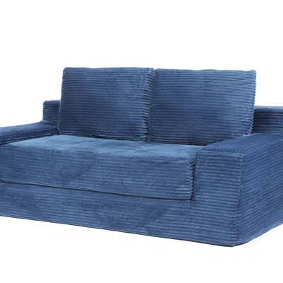 Goodsilo Deep Seat Corduroy Loveseat Sofa Bed