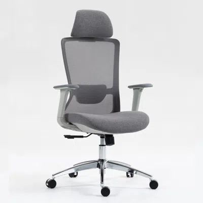 Goodsilo Ergonomic High Back Mesh Office Chair In Gray