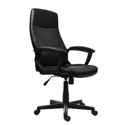 Goodsilo Ergonomic Medium Back Executive Office Chair In Black