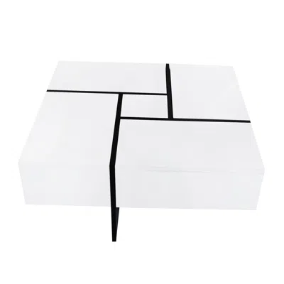 Goodsilo Extendable Square Coffee Table With Hidden Storage