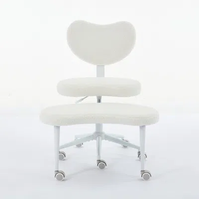 Goodsilo Flexible Seating Meditation Chair In White