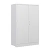 Goodsilo Folding Storage Cabinet Locking Doors Adjustable Shelf In White