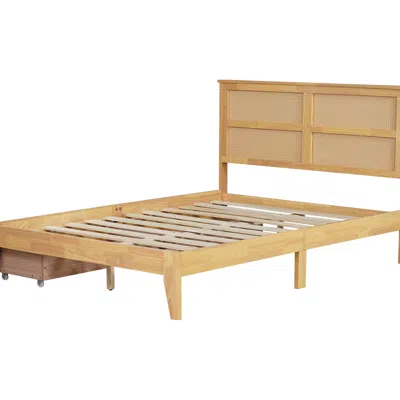 Goodsilo Full Size Bed Frame For Bedroom With Stylish Headboard
