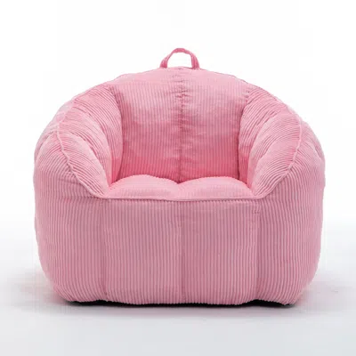 Goodsilo Giant Corduroy Bean Bag Sofa Chair With Armrests