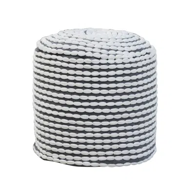 Goodsilo Handcrafted Cylindrical Pouf Ottoman