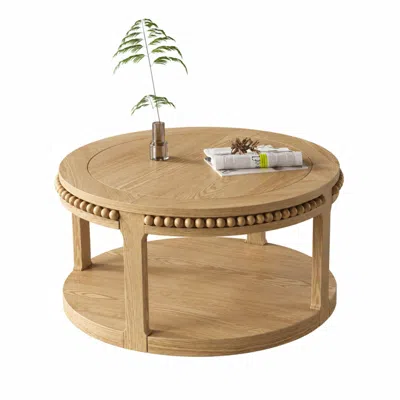 Goodsilo High Quality Round Coffee Table For Diverse Interior Design Schemes In Brown