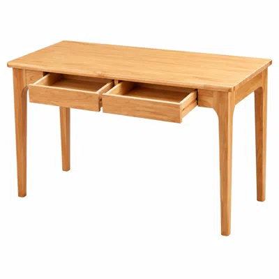 Goodsilo Home And Office Desk With Drawers For Multiple Space Types In Brown