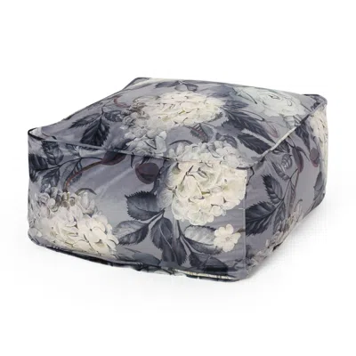 Goodsilo Large Square Velvet Pouf Ottoman Floor Cushion