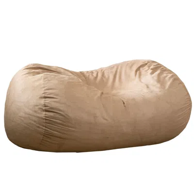 Goodsilo Marlin Suede Cylindrical Bean Bag Chair