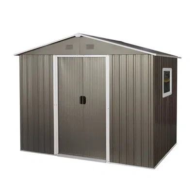Goodsilo Metal Storage Shed In White