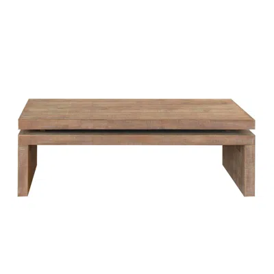 Goodsilo Modern Black Wood Coffee Table Sleek Floating Top Design