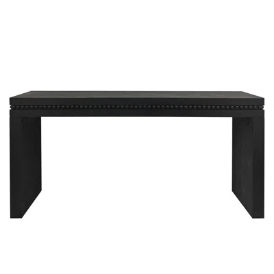 Goodsilo Modern Black Wood Console Table Entryway Accent