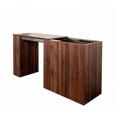 Goodsilo Modern Corner Computer Desk With Storage In Brown