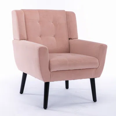 Goodsilo Modern Soft Velvet Accent Chair For Living Room