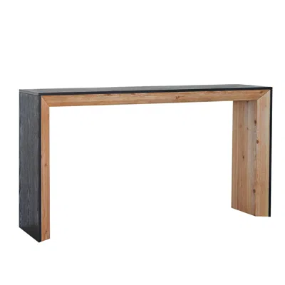 Goodsilo Modern Wood Console Table Entryway Sofa Table In Blue