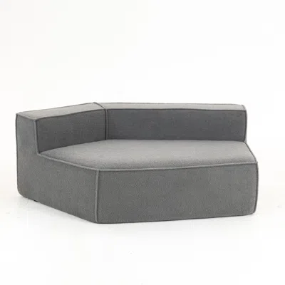 Goodsilo Modular Foam Lounge Chair With Wide Seat Design