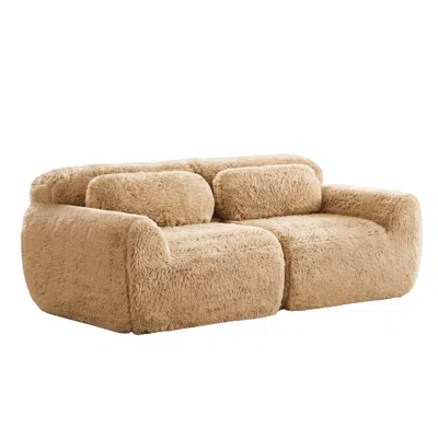 Goodsilo Modular Sectional Sofa Couches Soft Fabric Ergonomic