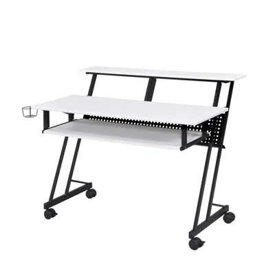 Goodsilo Music Recording Studio Desk In White