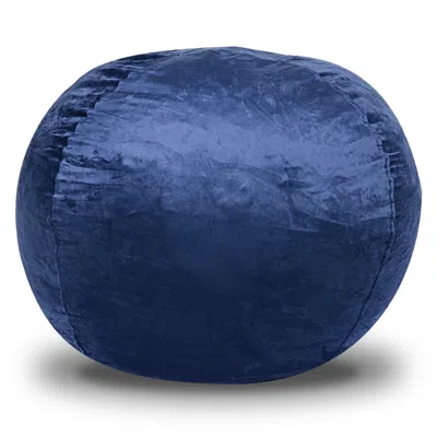 Goodsilo Plush Minky Velvet Bean Bag Chair